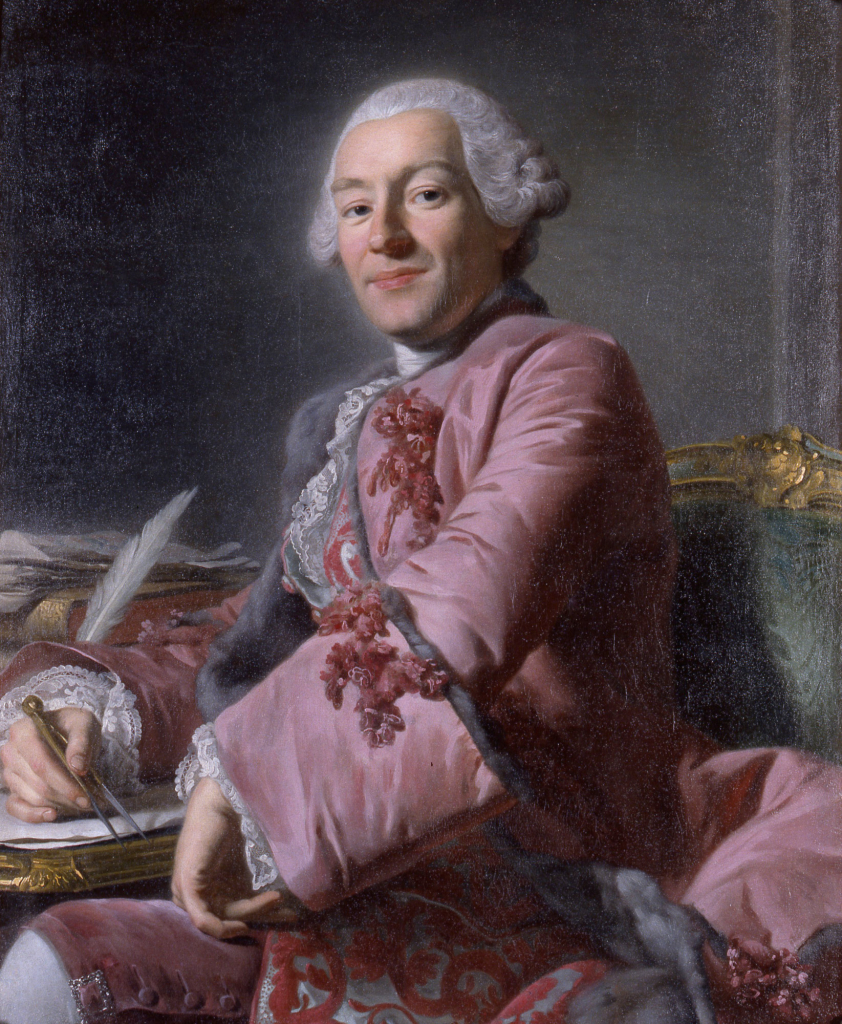 Alexander Roslin, porträtt av Carl Fredrik Adelcrantz. Paris 1754. Foto: Leif Mattsson © Konstakademien